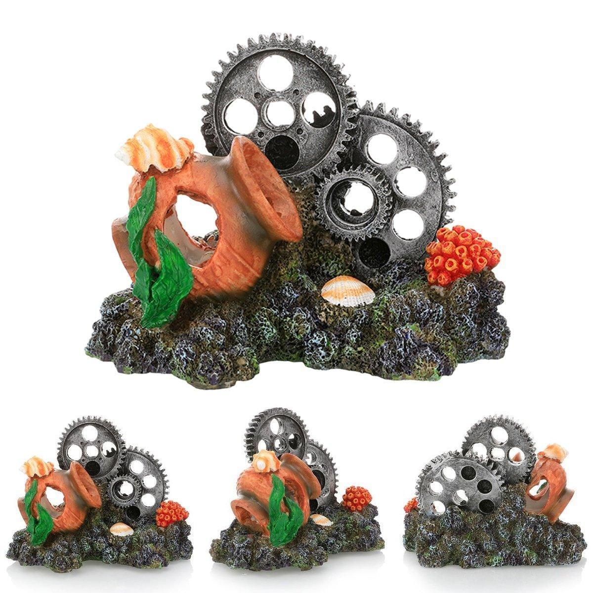 Aquarium Resin Coral Decorations for Fish Tank Marine Simulation Micro Landscape - GH1641 V528-CORALLINE-GH1641-732020