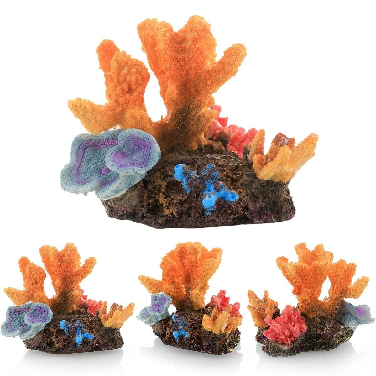 Aquarium Resin Coral Decorations for Fish Tank Marine Simulation Micro Landscape - GH1641 V528-CORALLINE-GH1641-732020