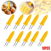 BBQ Corn Holders Set of 10 Reusable Stainless Steel Skewers for Kitchen and Grill V528-CORN-10PCS-98524