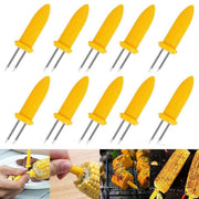 BBQ Corn Holders Set of 10 Reusable Stainless Steel Skewers for Kitchen and Grill V528-CORN-10PCS-98524