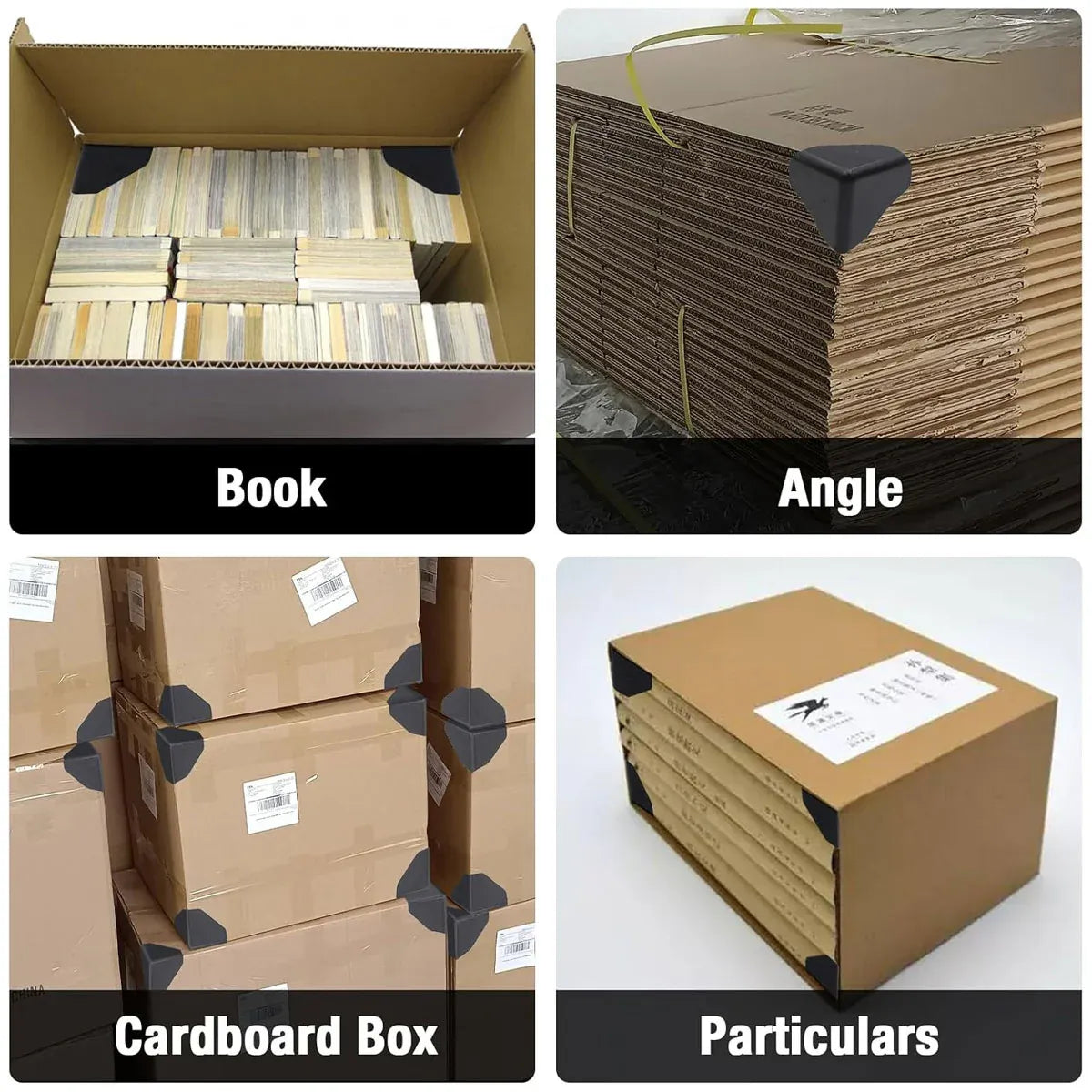 200pcs Plastic Corner Protectors Carton Anti Collision Box Edge Protection Guard V528-CORNER-BEAD-200PCS-311082
