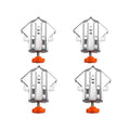 Angle Clamp Set 4pcs 90-Degree Adjustable L Shape Corner Woodworking Position - Closed style V528-CORNER-CLAMP-BKA4-786931