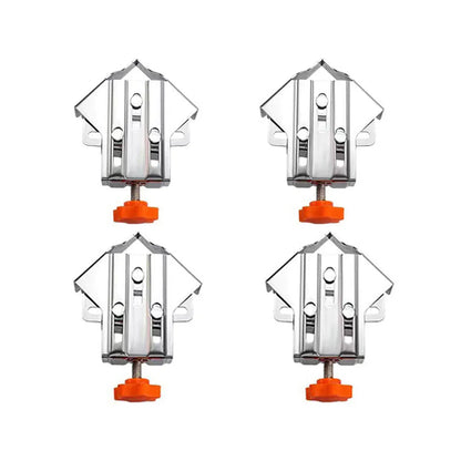 Angle Clamp Set 4pcs 90-Degree Adjustable L Shape Corner Woodworking Position - Closed style V528-CORNER-CLAMP-BKA4-786931
