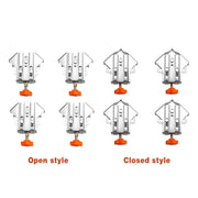 Angle Clamp Set 4pcs 90-Degree Adjustable L Shape Corner Woodworking Position - Closed style V528-CORNER-CLAMP-BKA4-786931