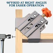 Angle Clamp Set 4pcs 90-Degree Adjustable L Shape Corner Woodworking Position - Closed style V528-CORNER-CLAMP-BKA4-786931