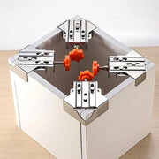 Angle Clamp Set 4pcs 90-Degree Adjustable L Shape Corner Woodworking Position - Closed style V528-CORNER-CLAMP-BKA4-786931
