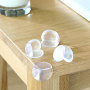 Transparent PVC Table Corner Guards Anti-Collision Protective Covers for Furniture - 4 PCS V528-CORNERPROTECT-4PCS-929358
