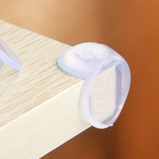 Transparent PVC Table Corner Guards Anti-Collision Protective Covers for Furniture - 4 PCS V528-CORNERPROTECT-4PCS-929358