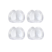 Transparent PVC Table Corner Guards Anti-Collision Protective Covers for Furniture - 4 PCS V528-CORNERPROTECT-4PCS-929358