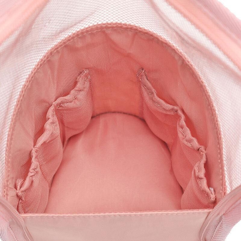 Stand Cosmetic Bag Travel Zipper Makeup Brush Holder Organizer Pouch Case Cover - Pink V528-COSMETICBAG-PINK-780877