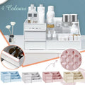 Cosmetic Makeup Organizer With Drawers Bathroom Skincare Storage Box Holder Case - Pink V528-COSMETICCASE-PINK-15423