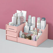 Cosmetic Makeup Organizer With Drawers Bathroom Skincare Storage Box Holder Case - Pink V528-COSMETICCASE-PINK-15423