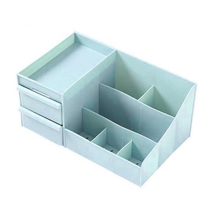 Cosmetic Makeup Organizer With Drawers Bathroom Skincare Storage Box Holder Case - White V528-COSMETICCASE-WHITE-17322