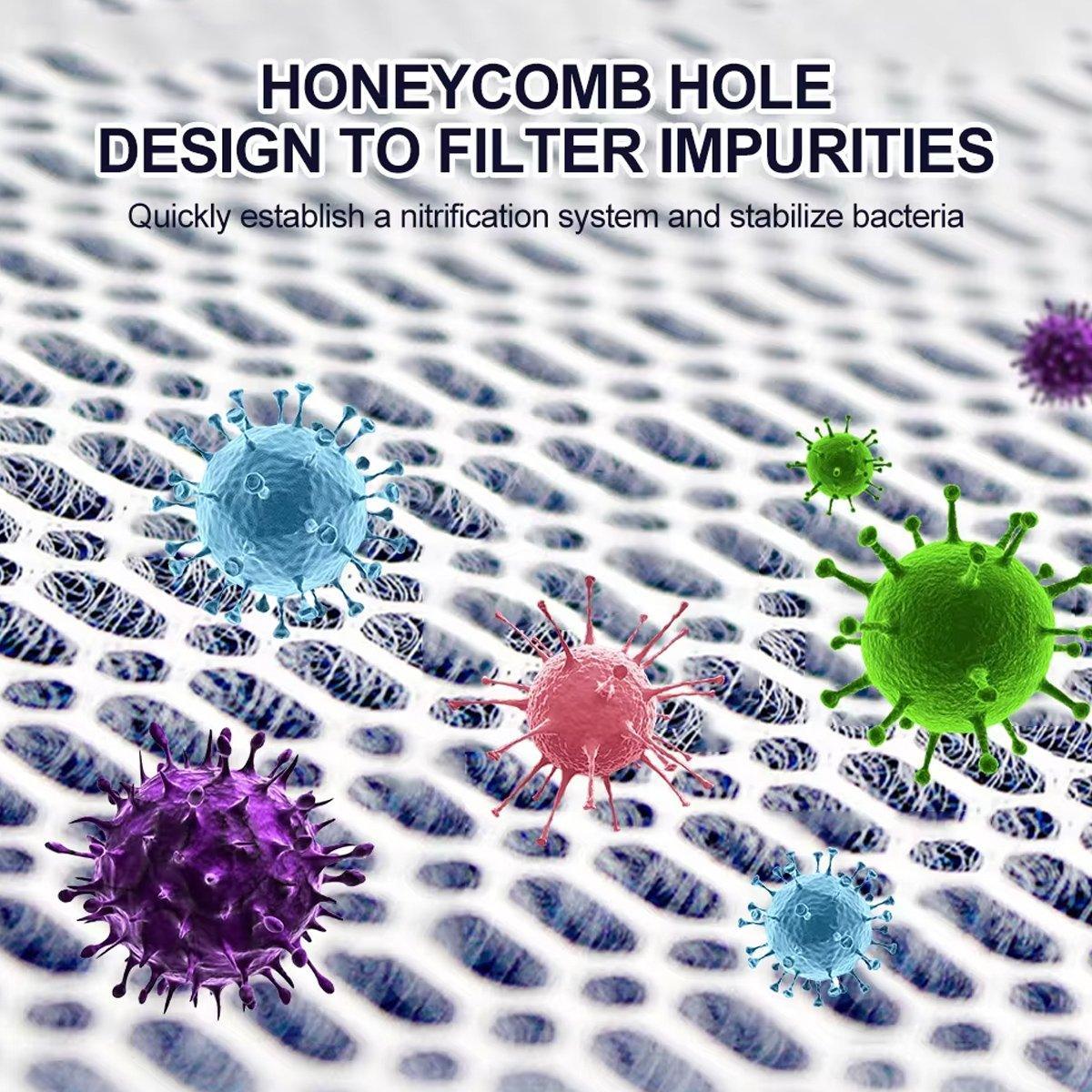 Aquarium 8D Filter Cotton Fish Tank Water Purification Sponge Material Pad V528-COTTON-FILTER-8D-369409