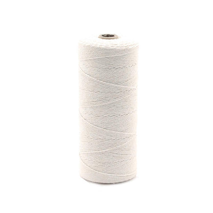 Cotton Rope Macrame Cord 1-12mm DIY Craft Tapestry Binding Decorative String - 12mm x 50m V528-COTTON-ROPE-12-50-290252