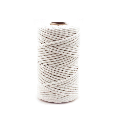 Cotton Rope Macrame Cord 1-12mm DIY Craft Tapestry Binding Decorative String - 12mm x 50m V528-COTTON-ROPE-12-50-290252