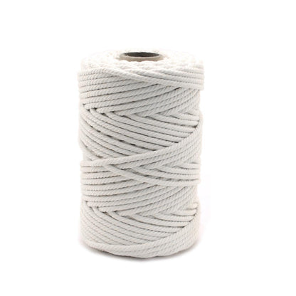 Cotton Rope Macrame Cord 1-12mm DIY Craft Tapestry Binding Decorative String - 12mm x 50m V528-COTTON-ROPE-12-50-290252