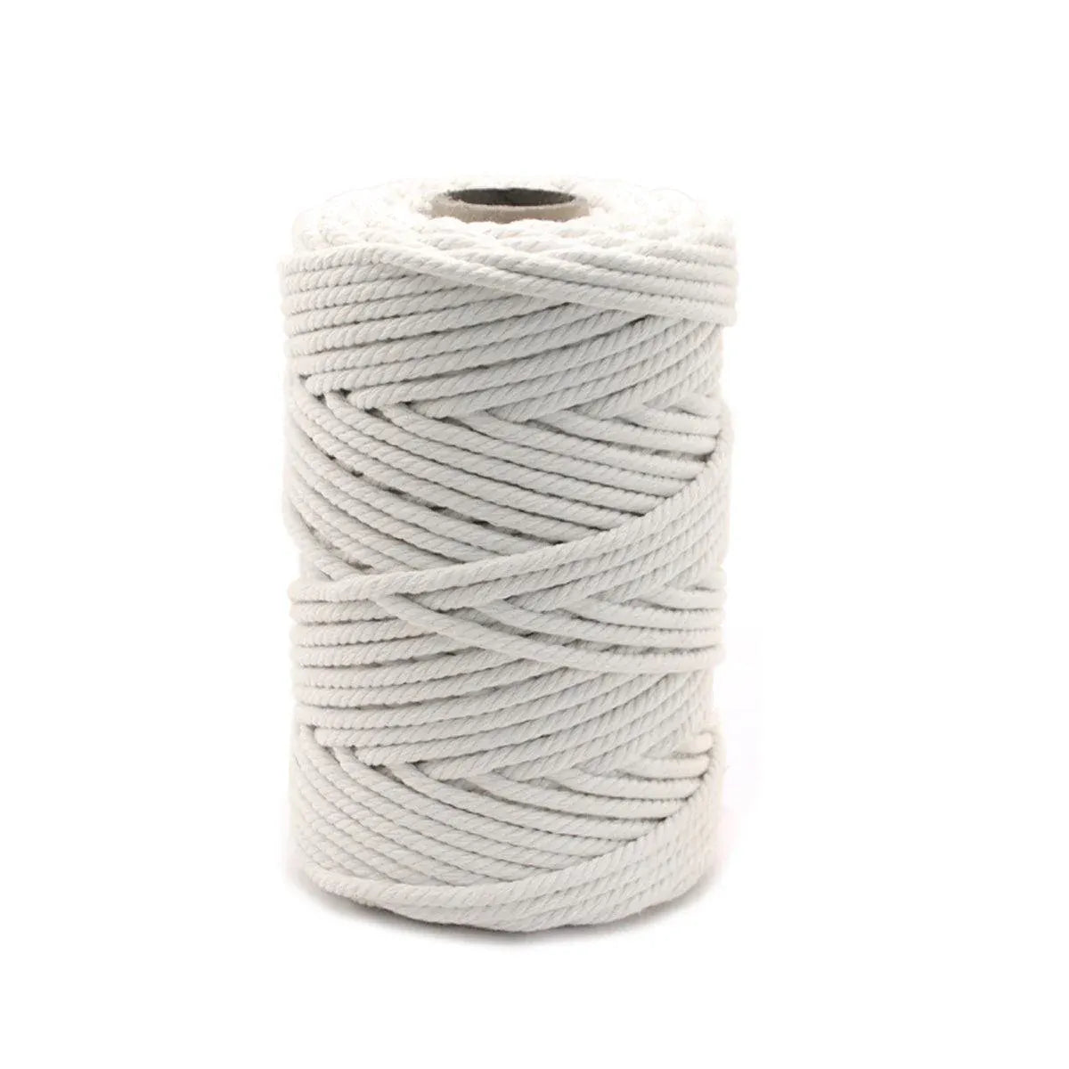 Cotton Rope Macrame Cord 1-12mm DIY Craft Tapestry Binding Decorative String - 6mm x 100m V528-COTTON-ROPE-6-100-661954