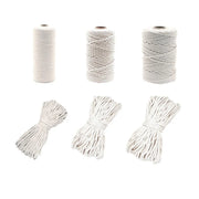 Cotton Rope Macrame Cord 1-12mm DIY Craft Tapestry Binding Decorative String - 6mm x 100m V528-COTTON-ROPE-6-100-661954