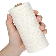 Cotton Rope Macrame Cord 1-12mm DIY Craft Tapestry Binding Decorative String - 6mm x 100m V528-COTTON-ROPE-6-100-661954
