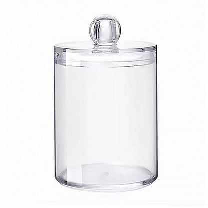4PCS Transparent Cotton Swabs Makeup Remover Pad Storage Box Household Organizer V528-COTTON-SWAB-BOX-4PCS-769414