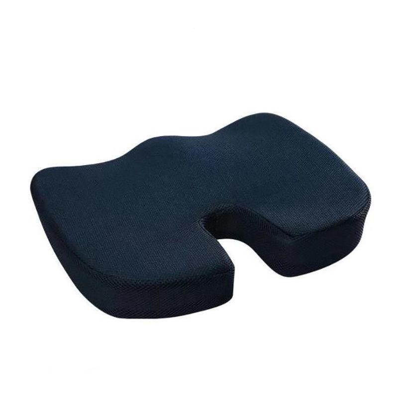Orthopaedic Memory Foam Seat Cushion Support Back Pain Chair Pillow Car - Grey V528-COTTONCUSHION-GREY-5545332