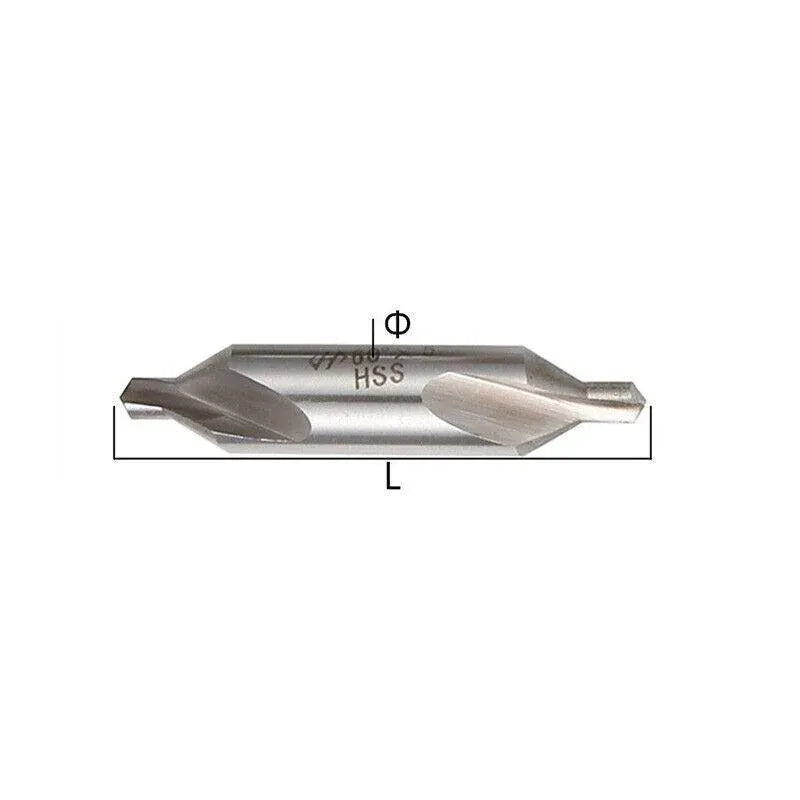 6Pcs Combined Center Drill Countersink Bit Lathe Mill Tackle Kit High Speed V528-COUNTERSINKBIT-6PCS-297953