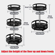 Kitchen Rotating Spice Rack Triple Layer Countertop Organizer Storage Shelf - Double Layer V528-COUNTERTOP-STORAGE-RACK-2-986978