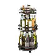 Kitchen Rotating Spice Rack Triple Layer Countertop Organizer Storage Shelf - Double Layer V528-COUNTERTOP-STORAGE-RACK-2-986978