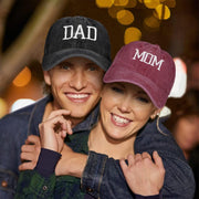 Adjustable Baseball Cap Vintage Dad Hat Casual Duck Tongue Cap for Men and Women V528-COUPLE-HATS-2PCS-518117