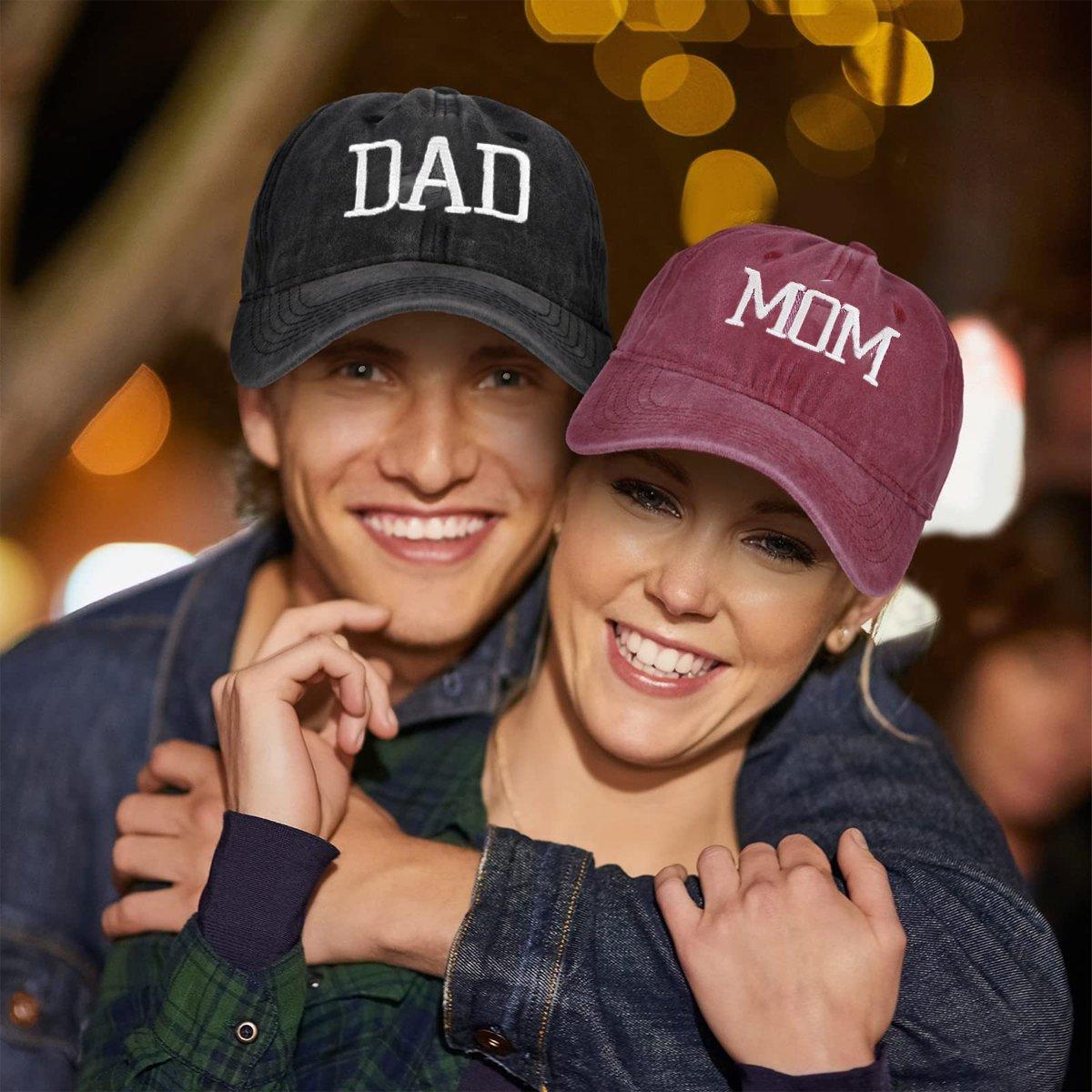 Adjustable Baseball Cap Vintage Dad Hat Casual Duck Tongue Cap for Men and Women V528-COUPLE-HATS-2PCS-518117