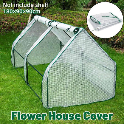 Greenhouse Cover Transparent Grid Garden Conservatory Plant Protection Tent V528-COVER-180-90-90CM-719353