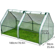 Greenhouse Cover Transparent Grid Garden Conservatory Plant Protection Tent V528-COVER-180-90-90CM-719353