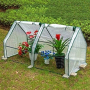 Greenhouse Cover Transparent Grid Garden Conservatory Plant Protection Tent V528-COVER-180-90-90CM-719353