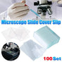 100set Microscope Slide Coverslips for Laboratory Use Glass Slides Research Tool V528-COVER-GLASS-200PCS-680773