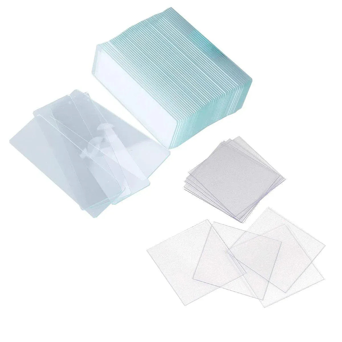 100set Microscope Slide Coverslips for Laboratory Use Glass Slides Research Tool V528-COVER-GLASS-200PCS-680773