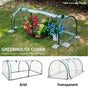 PVC Greenhouse Cover Replacement Plant Tent Garden Shelter No Frame - Transparent V528-COVER-TM-426357