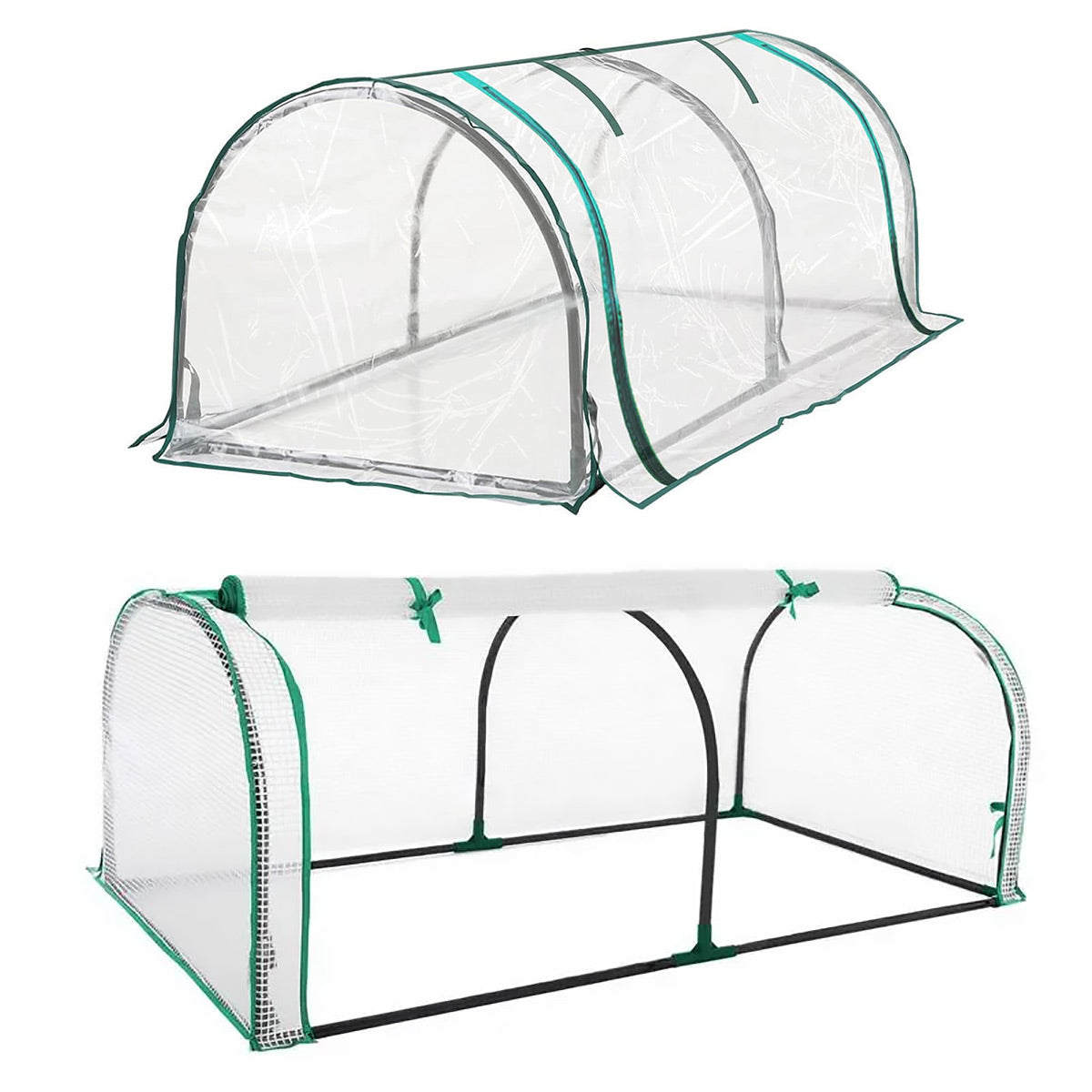 PVC Greenhouse Cover Replacement Plant Tent Garden Shelter No Frame - Transparent V528-COVER-TM-426357