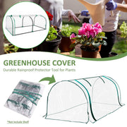 PVC Greenhouse Cover Replacement Plant Tent Garden Shelter No Frame - Transparent V528-COVER-TM-426357