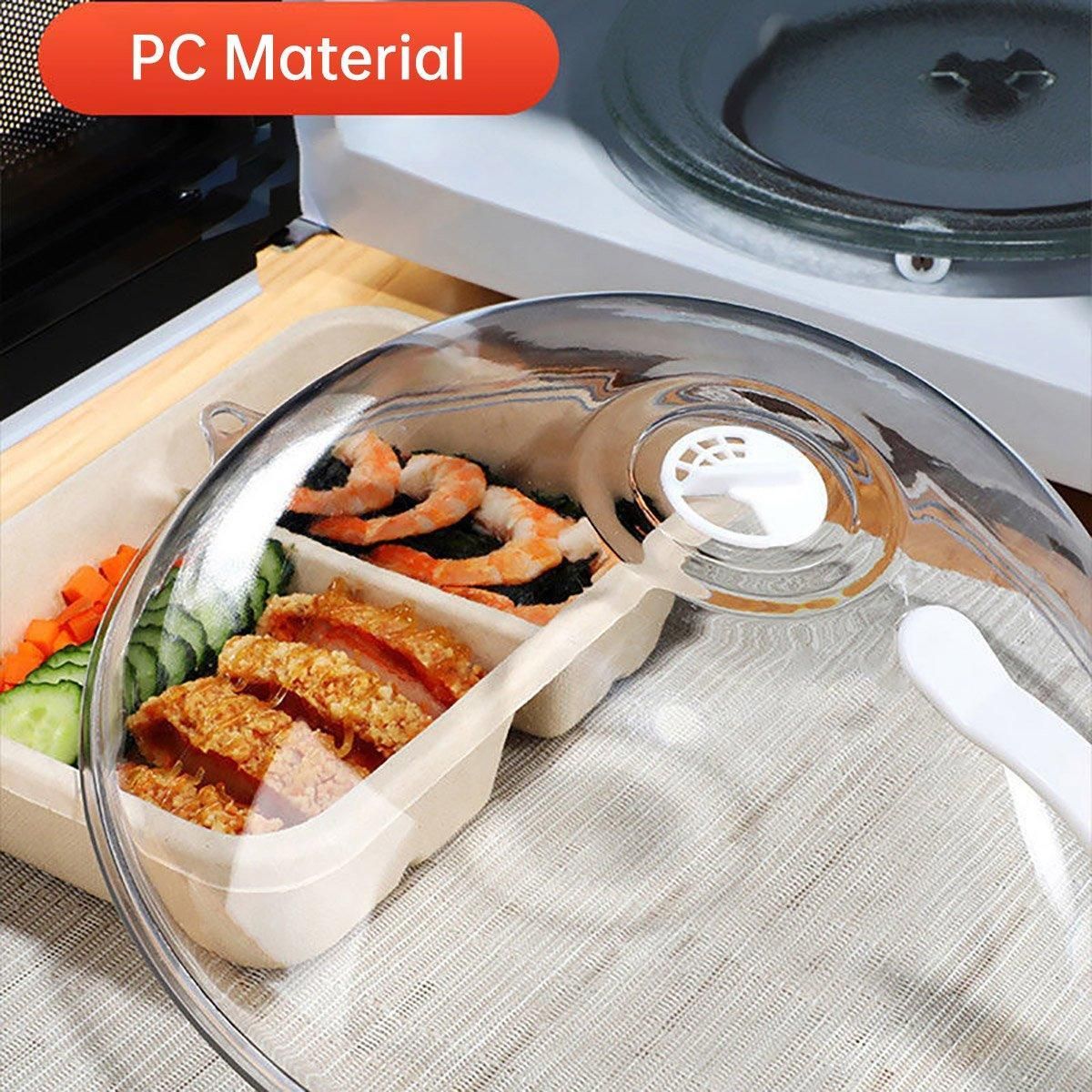Microwave Safe Food Grade Plastic Splash Proof and Dustproof Heating Cover V528-COVER-WHITE-970126