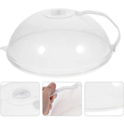 Microwave Safe Food Grade Plastic Splash Proof and Dustproof Heating Cover V528-COVER-WHITE-970126