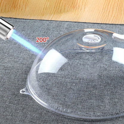 Microwave Safe Food Grade Plastic Splash Proof and Dustproof Heating Cover V528-COVER-WHITE-970126