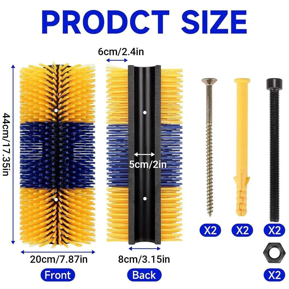 Multifunctional Livestock Brush Massage Scratching and Cleaning Rubbing Brush V528-COW-BODY-BRUSH-113694