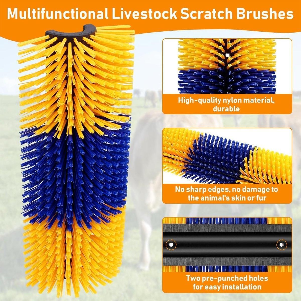 Multifunctional Livestock Brush Massage Scratching and Cleaning Rubbing Brush V528-COW-BODY-BRUSH-113694