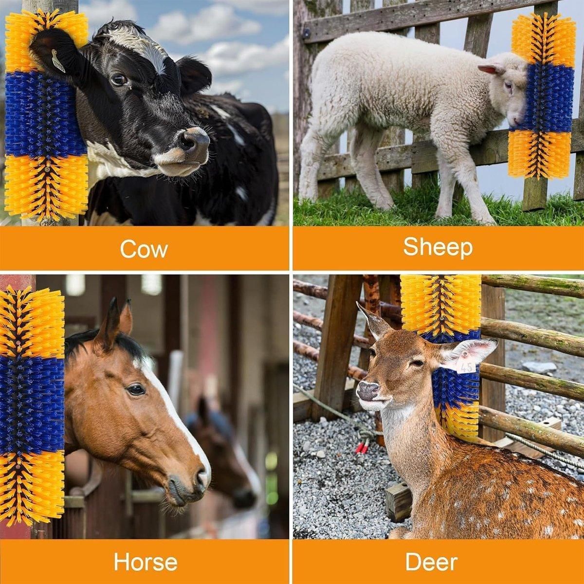Multifunctional Livestock Brush Massage Scratching and Cleaning Rubbing Brush V528-COW-BODY-BRUSH-113694