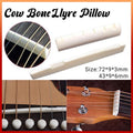 Bone Acoustic Saddle Holder Display Nut Guitar Bridge and Strings End Rack V528-COWBONELLYREPILLOW-1PAIR-738331