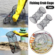 2PCS Shrimp Crab Lobster Fishing Net Fish Trap Cage for Carp Crucian Breeding V528-CRAB-POT-2PCS-491414