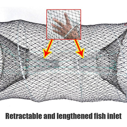 2PCS Shrimp Crab Lobster Fishing Net Fish Trap Cage for Carp Crucian Breeding V528-CRAB-POT-2PCS-491414