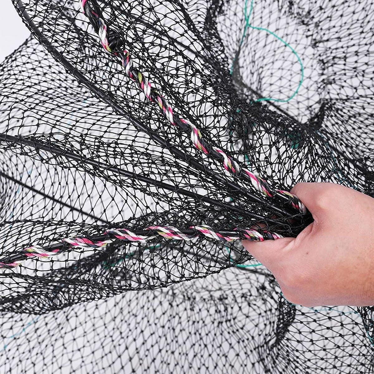 2PCS Shrimp Crab Lobster Fishing Net Fish Trap Cage for Carp Crucian Breeding V528-CRAB-POT-2PCS-491414