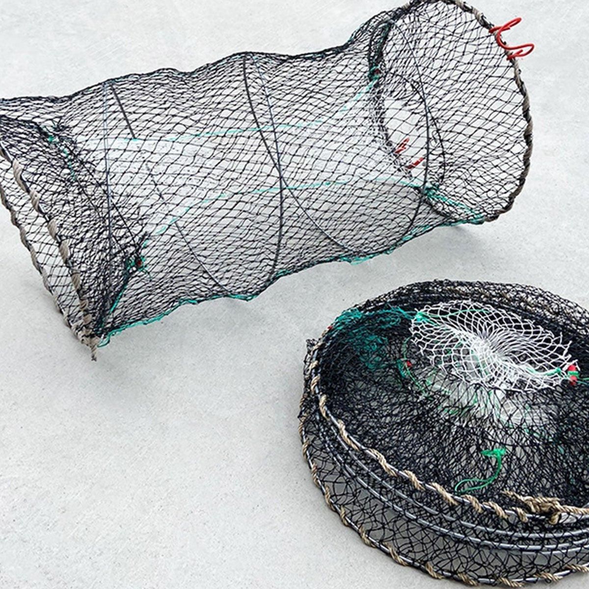 2PCS Shrimp Crab Lobster Fishing Net Fish Trap Cage for Carp Crucian Breeding V528-CRAB-POT-2PCS-491414